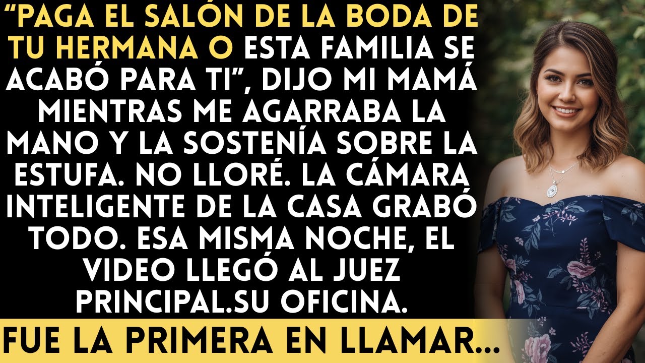Mi mamá me quemó la mano en la estufa por no pagar el salón de la boda de mi hermana — el video…