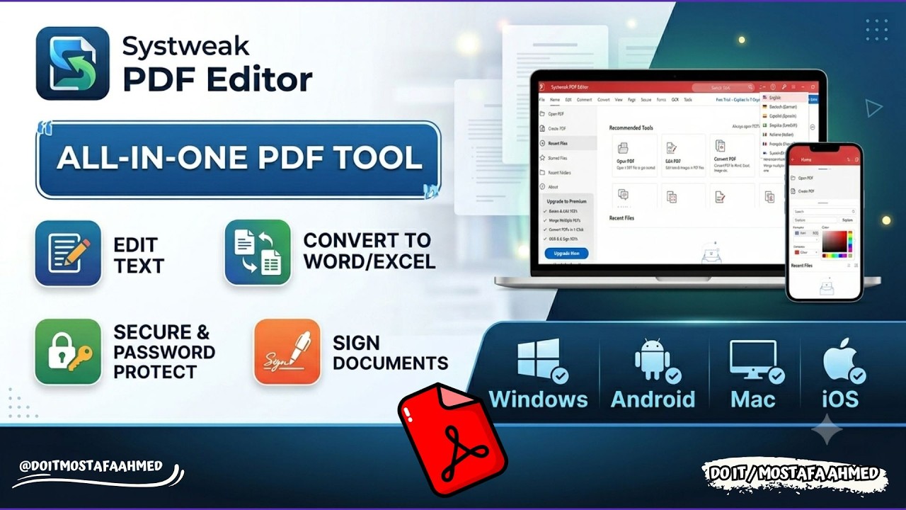 Stop Using Multiple PDF Tools! This All-in-One PDF Editor Does Everything 👍