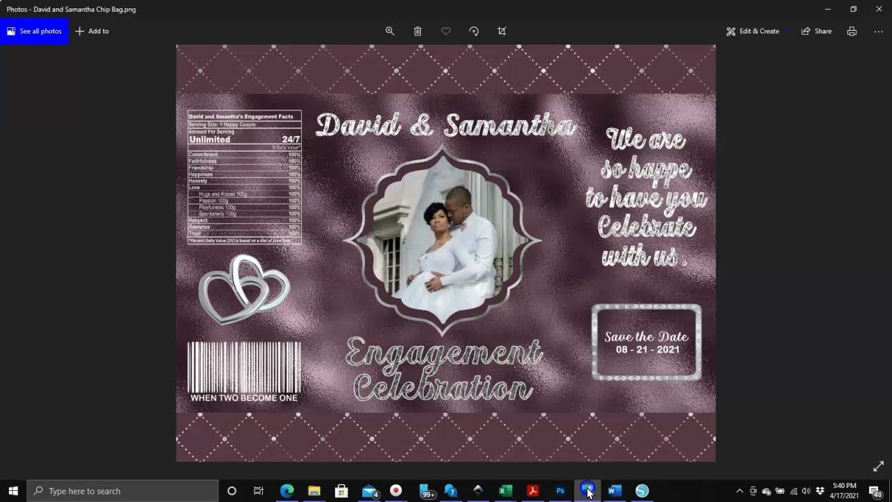 How to Create a Chip Bag Template Using Photoshop