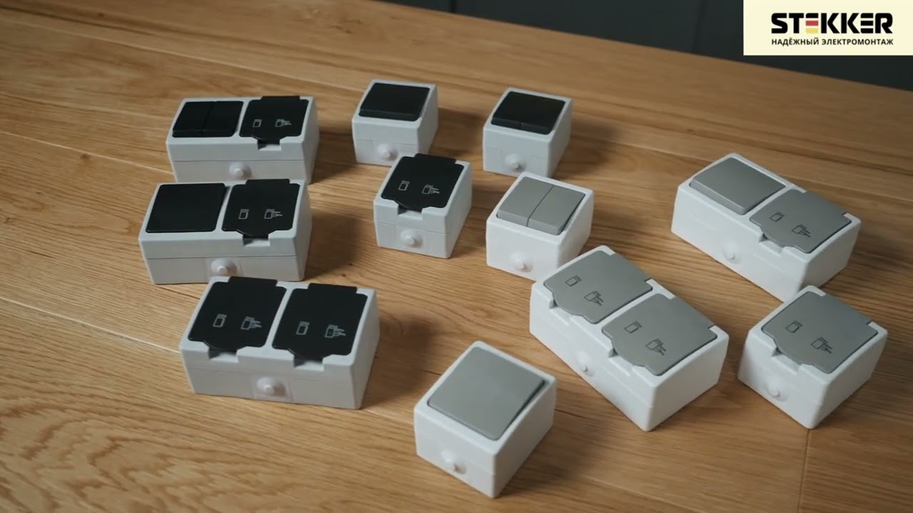 Накладная электроустановка серии &laquo;Велена&raquo; от бренда Stekker