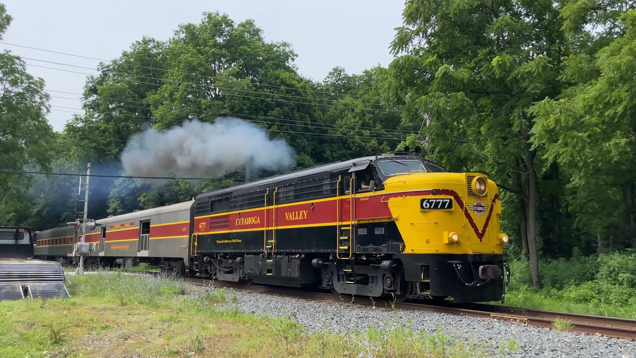 CVSR FPA-4 6777 leading the First Northbound CVSR Scenic of the Day in 3 Spots on 7/9/25