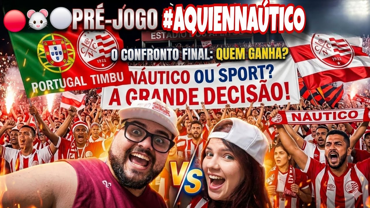 PRÉ- JOGO NAUTICO X SPORT🔴🐭⚪️