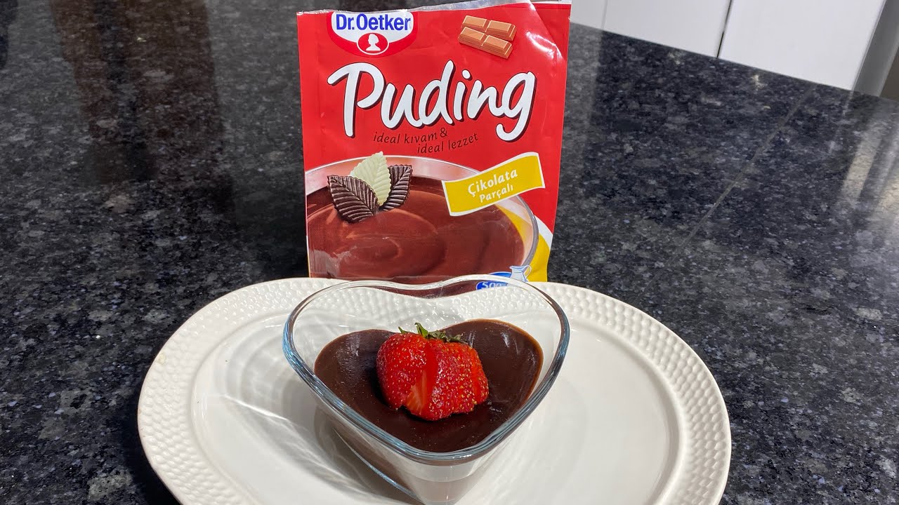 Dr. Oetker Çikolata Parçalı Puding Nasıl Yapılır? Tüm Detayları İle - Hazır Puding Tarifi