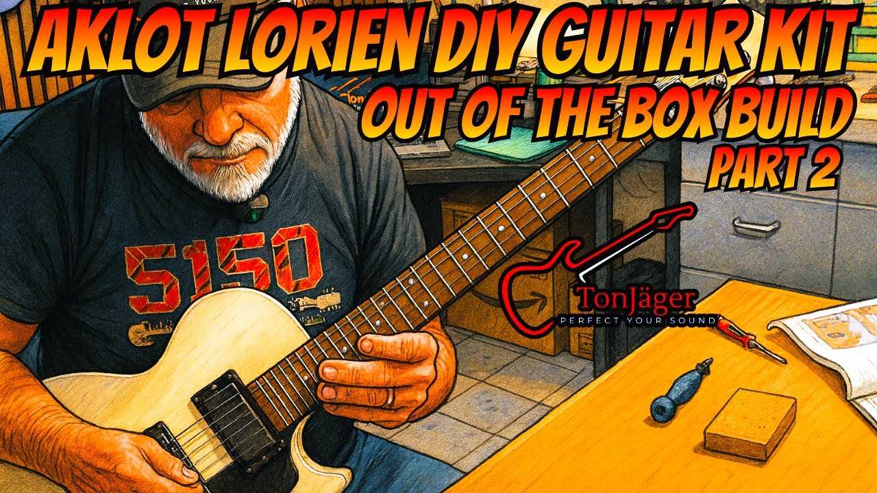 Aklot DIY Lorien Guitar Kit - Out of the Box Build - Part 2