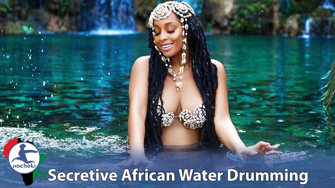 Secretive African Water Drumming Ritual Only Performed by Young Women During Bath Time