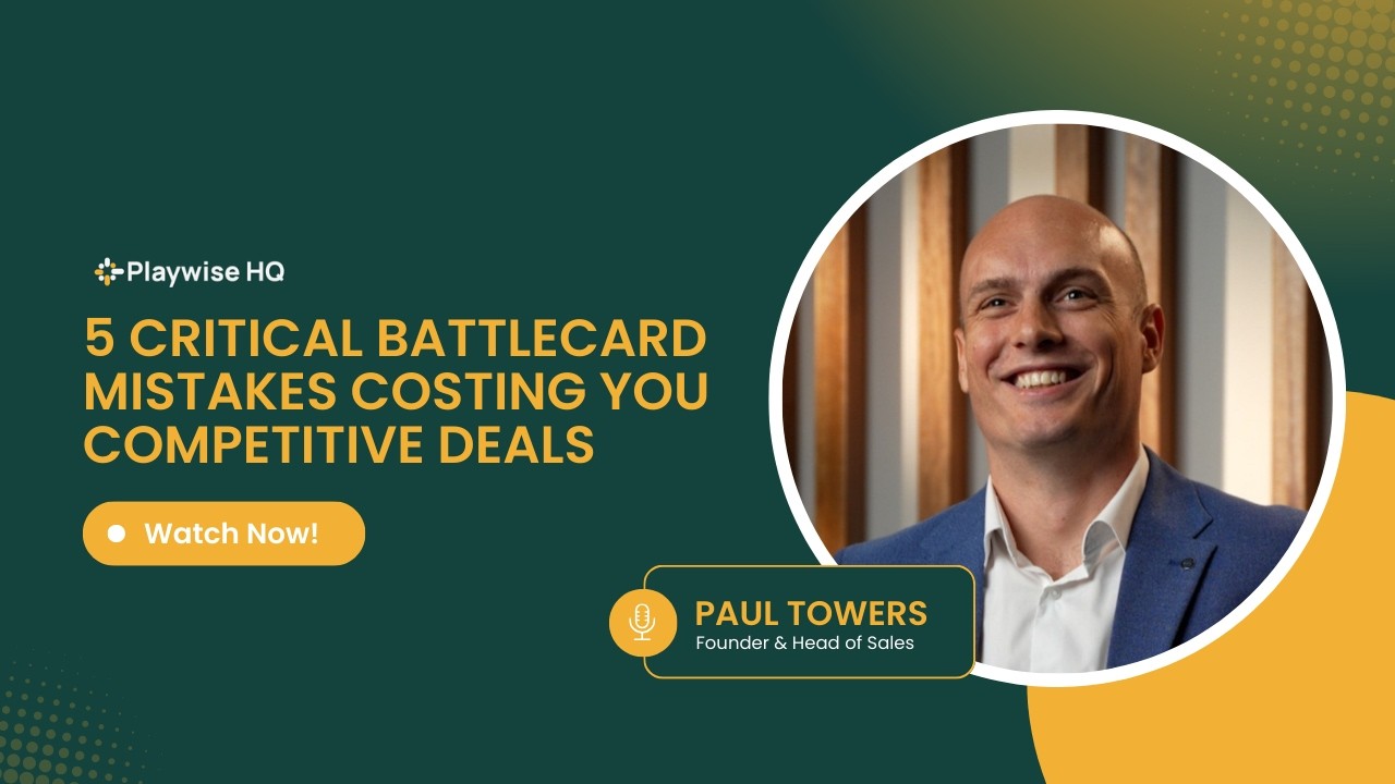 5 Critical Battlecard Mistakes Costing You Competitive Deals