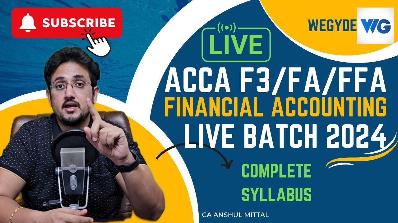 (16) Chapter 11 (comp) - Provision and Cont. | F3/FA - Financial Accounting | Live classes(Wegyde)