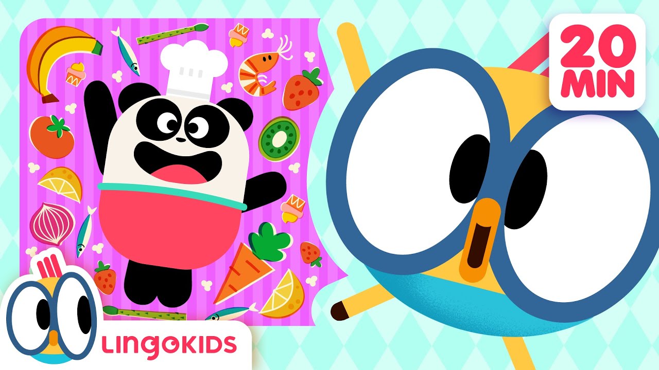 Healthy Eating Fun 🍉🍒🌽 + More Episodes for Kids | Lingokids Podcast