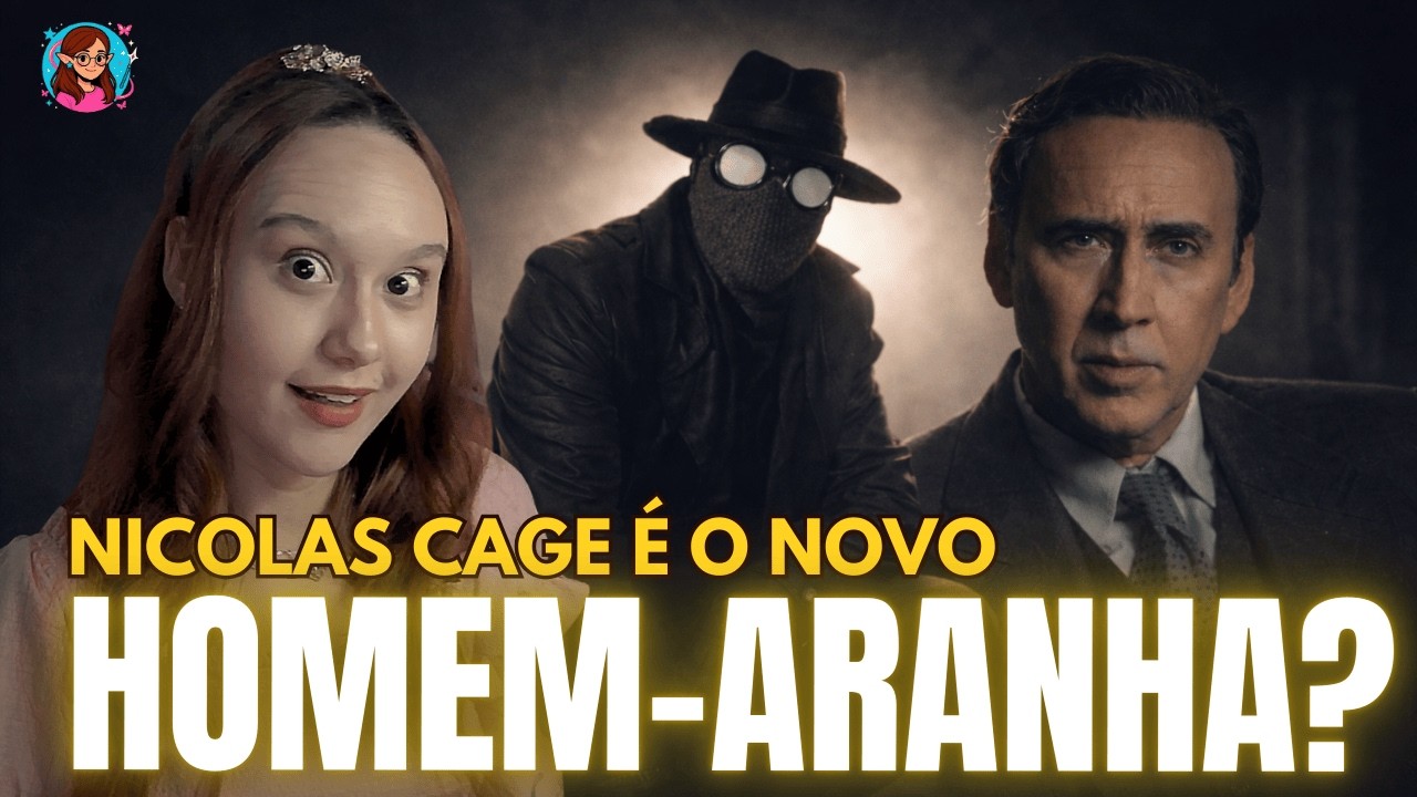 NÃO É MEME! Nicolas Cage é oficialmente o Spider-Noir (Trailer React + Expectativas) | Lady Elfa