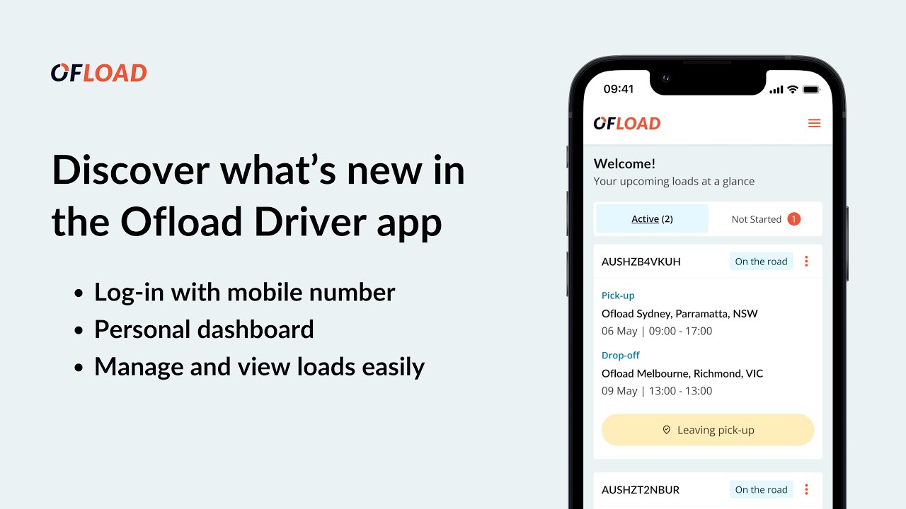 Discover what's new in the Ofload Driver app