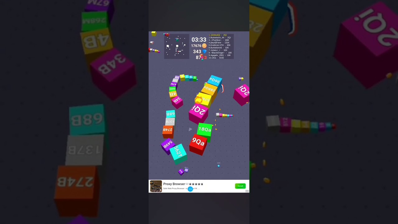 cube arena 2048 288Qa to 4Qi