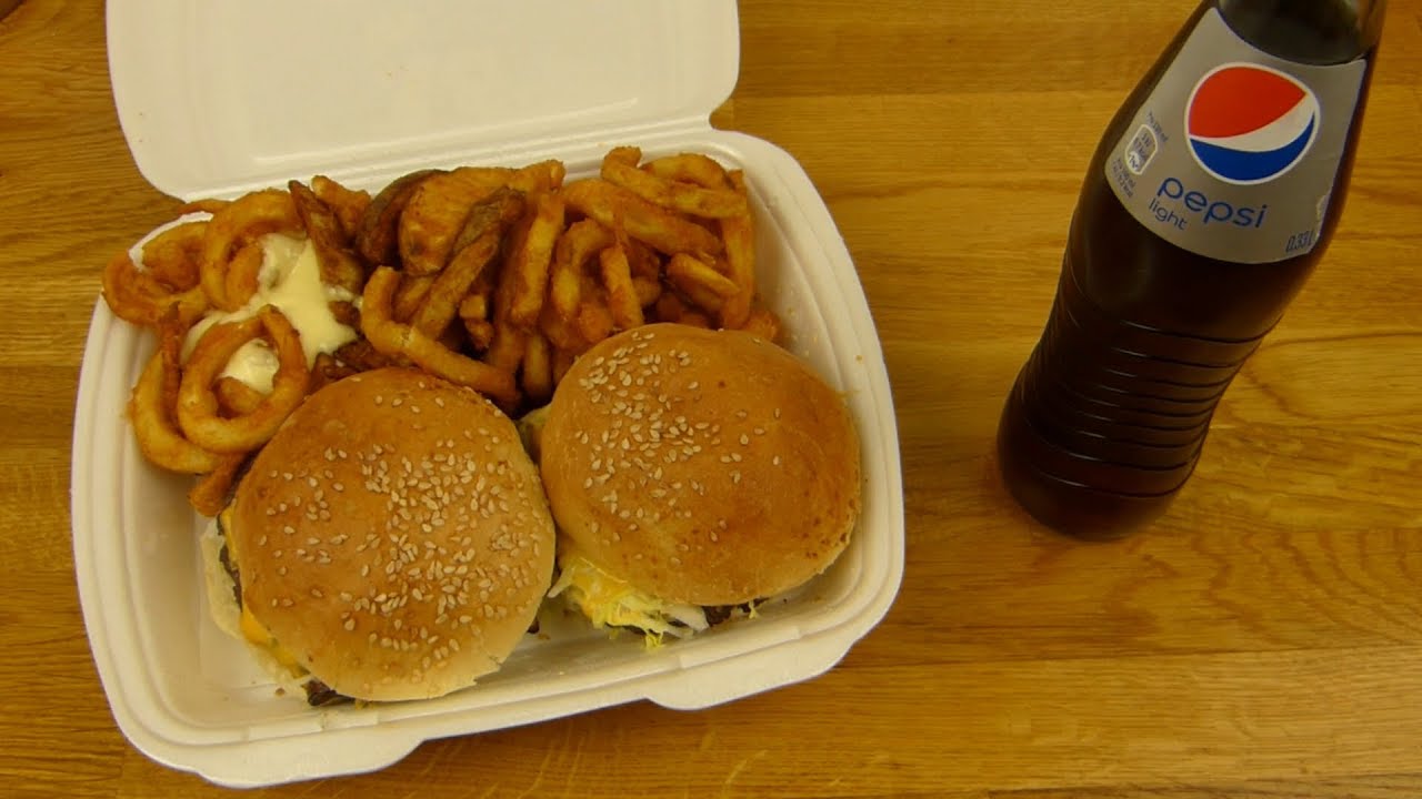 BurgerZone - 2x Cheeseburger | Curly Fries | Pepsi Light