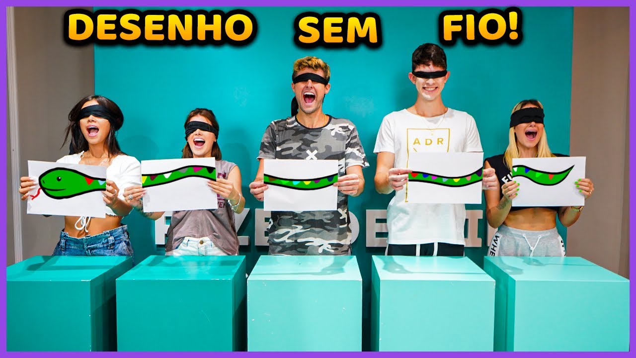 DESENHO SEM FIO!! ( NOVA BRINCADEIRA ) [ REZENDE EVIL ]