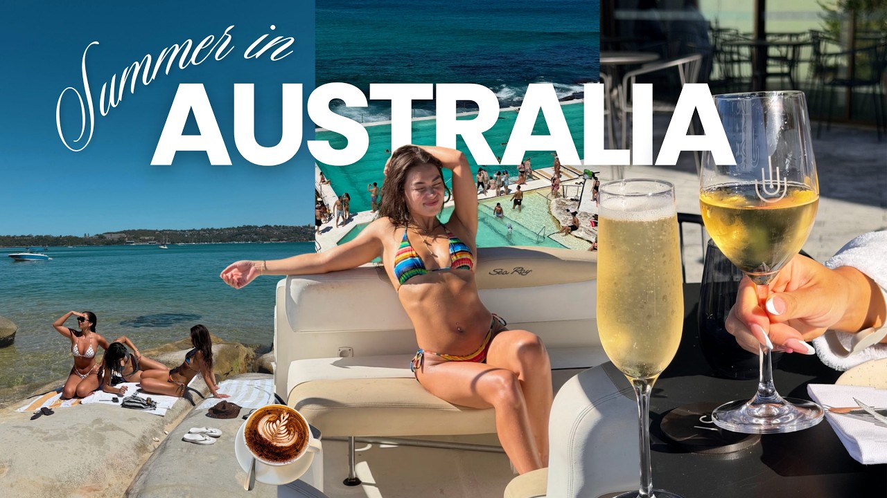 Австралийское лето 🇦🇺 | Пляжный отдых и посещение кафе в Австралии с участием @lummaaziz