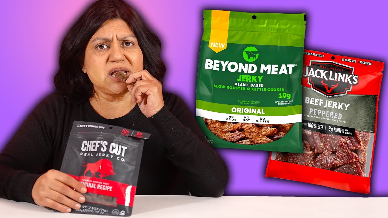 Mexican Moms Try Fake Beef Jerky!