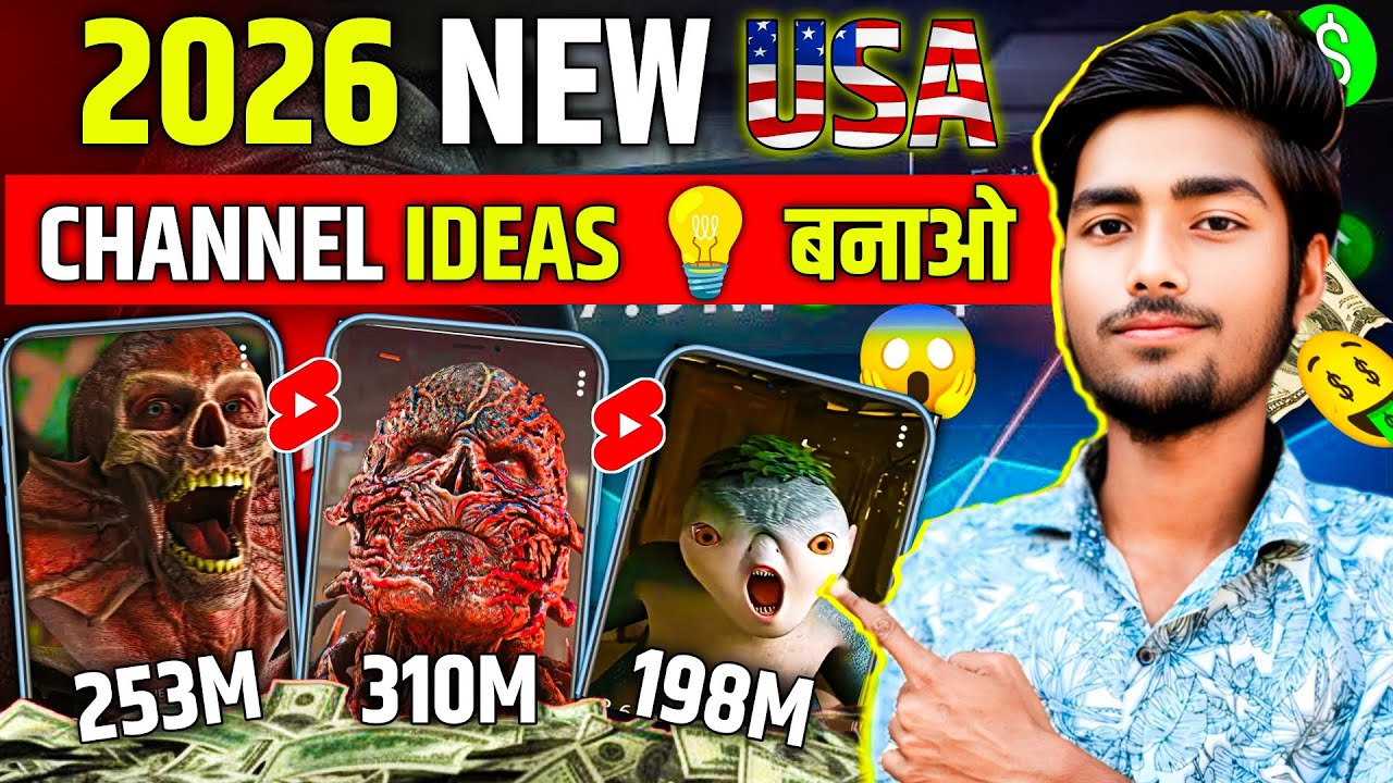 2026 New USA YouTube Channel Ideas 💰 | Start High RPM USA Channel (Step-by-Step Guide)