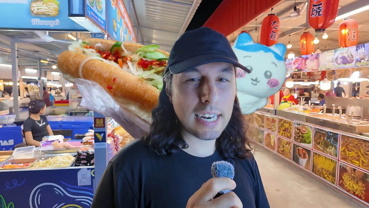 1 доллар на ночном рынке Камбоджи в Пномпене (Foodmarks)