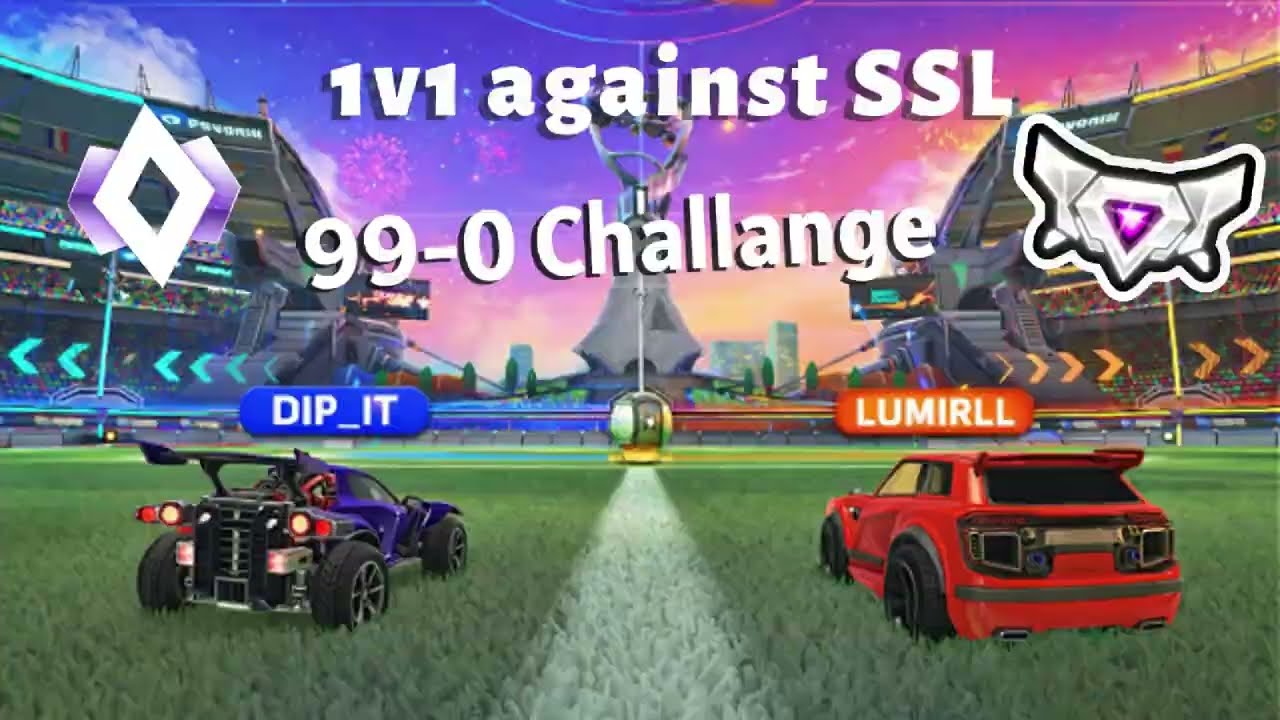 1v1 against a SSL 😱| 99 Goal lead Challange😬