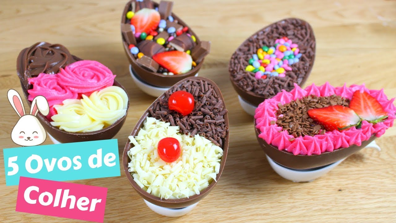 5 RECEITAS DE OVOS DE PÁSCOA DE COLHER | OVOS DE PÁSCOA | CAKEPEDIA