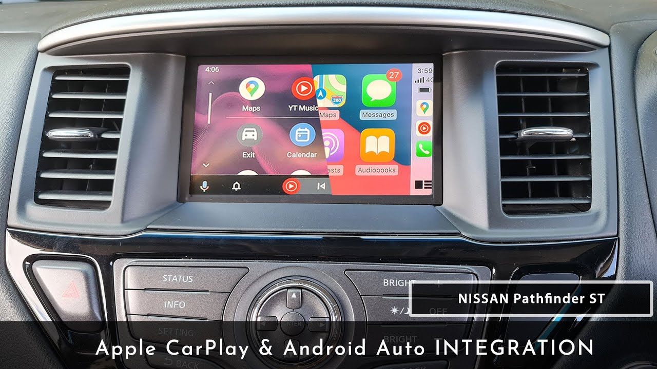 [2013-16] R52 Nissan Pathfinder ST Trim - Apple CarPlay & Android Auto Integration