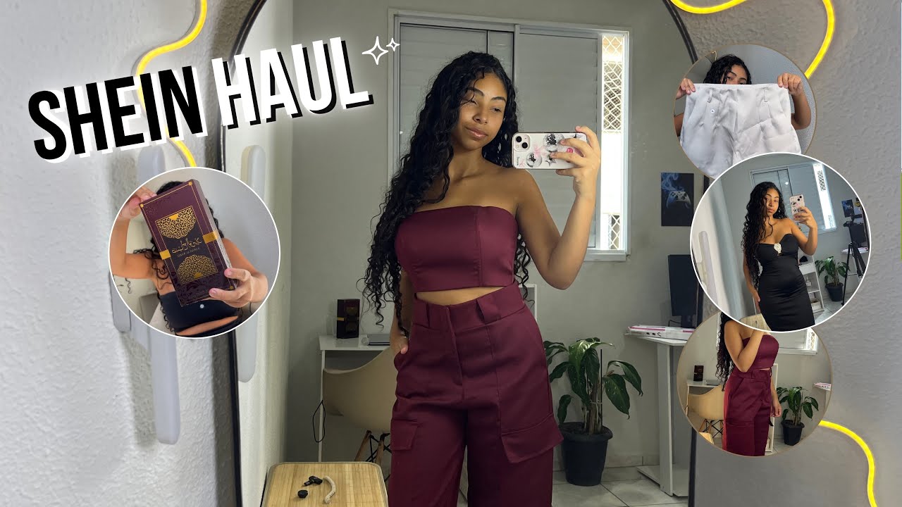 EXPERIMENTANDO ROUPAS NOVAS DA SHEIN - todas lindas 🤍✨
