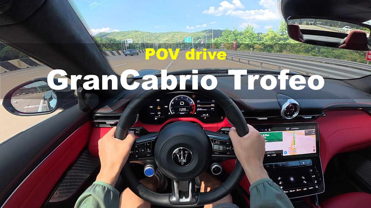 2026 Maserati GranCabrio Trofeo POV drive