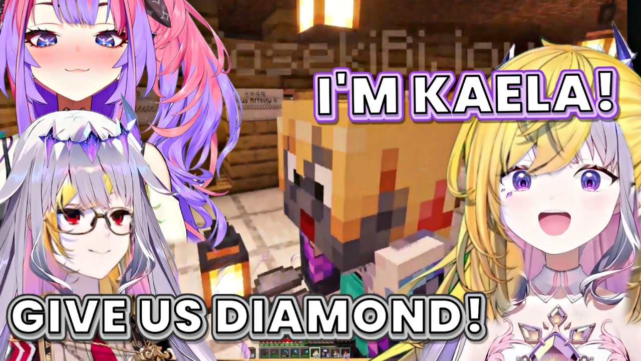 Biboo pretends to be Kaela, it makes Vivi and Kaela get diamonds from her [Hololive]