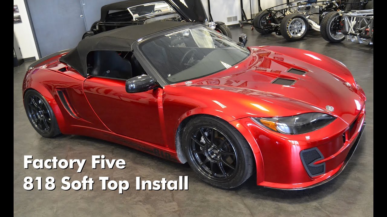 Установка мягкой крыши Factory Five 818
