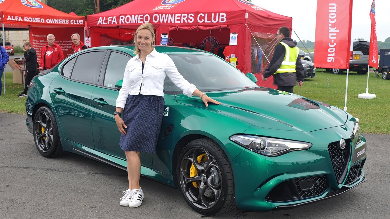 Vicki Butler-Henderson talks about the Alfa Romeo Owners Club at National Alfa Day 2021