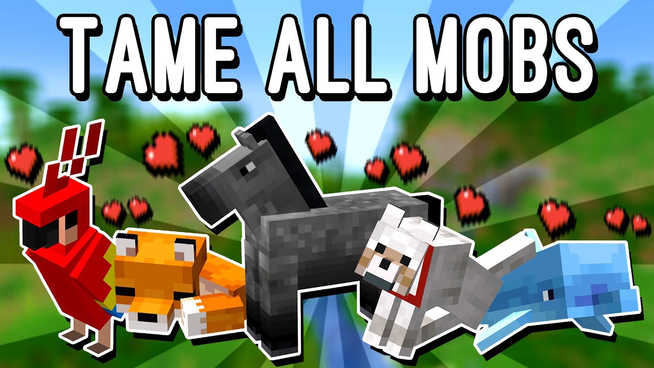 Как приручить всех мобов в Minecraft (все версии)