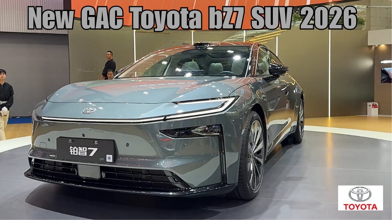 Флагманский электрический седан класса люкс D-сегмента с салоном HarmonyOS, GAC Toyota bZ7 2026