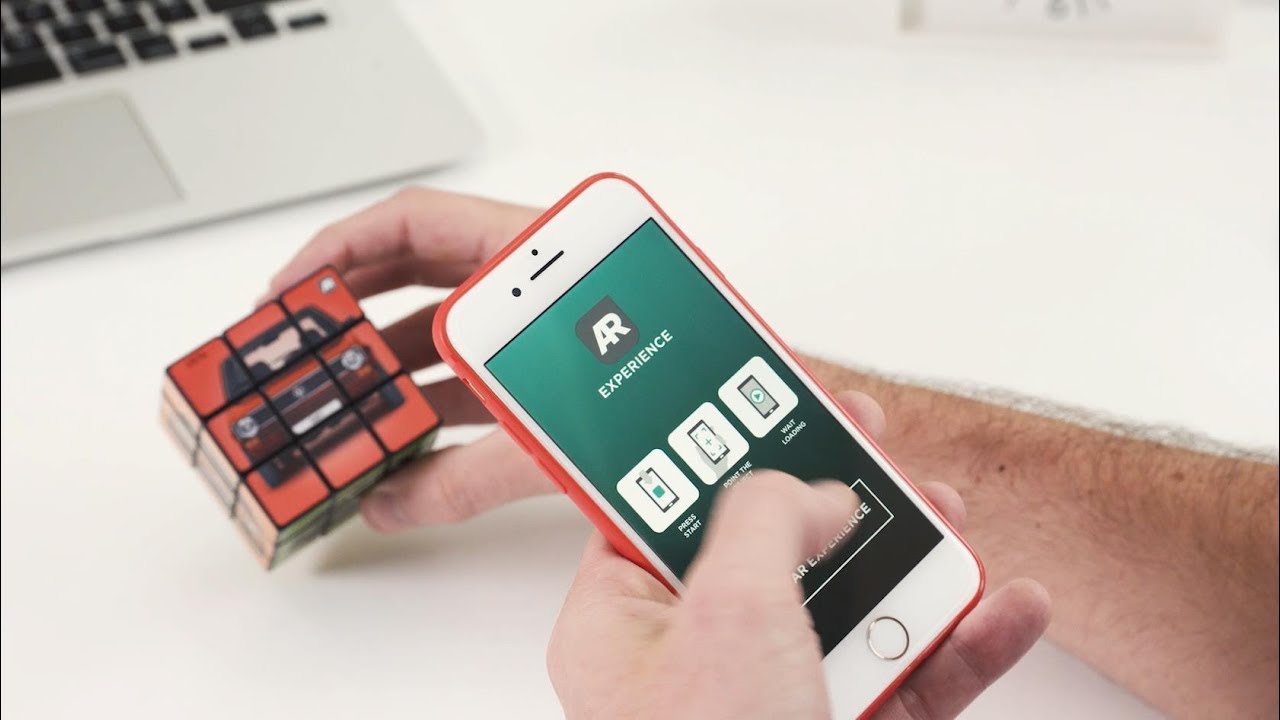 NEW ! Rubik's Augmented Reality Video with Face Transfer
