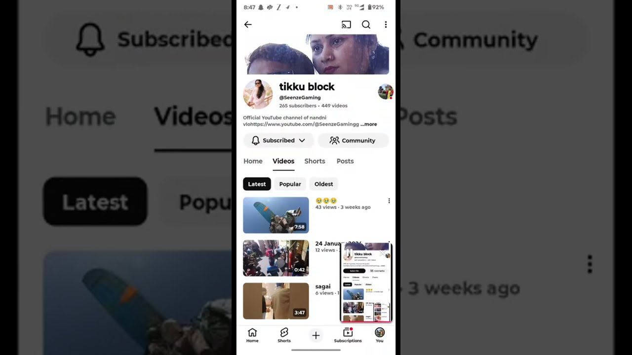 Live promotion 
