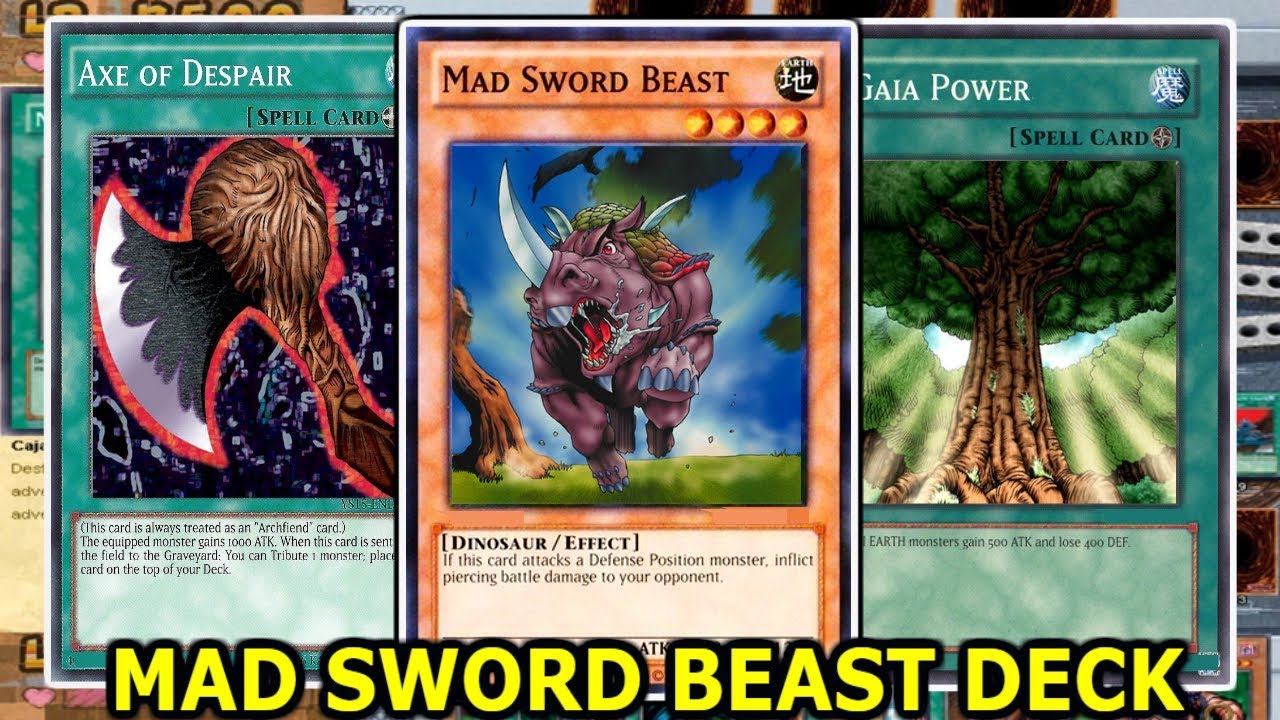 Yu-Gi-Oh! Power of Chaos Joey The Passion MAD SWORD BEAST DECK