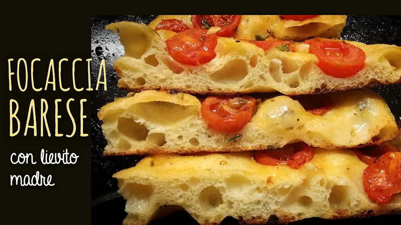FOCACCIA BARESE con Lievito Madre