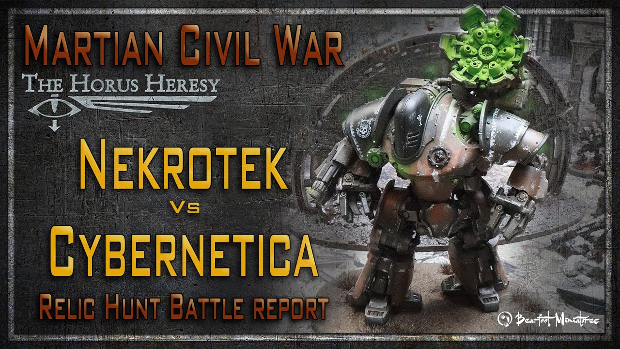 Mechanicum Necrotech Vs Cybernetica - Martian Civil War - Horus Heresy - Age Of Darkness