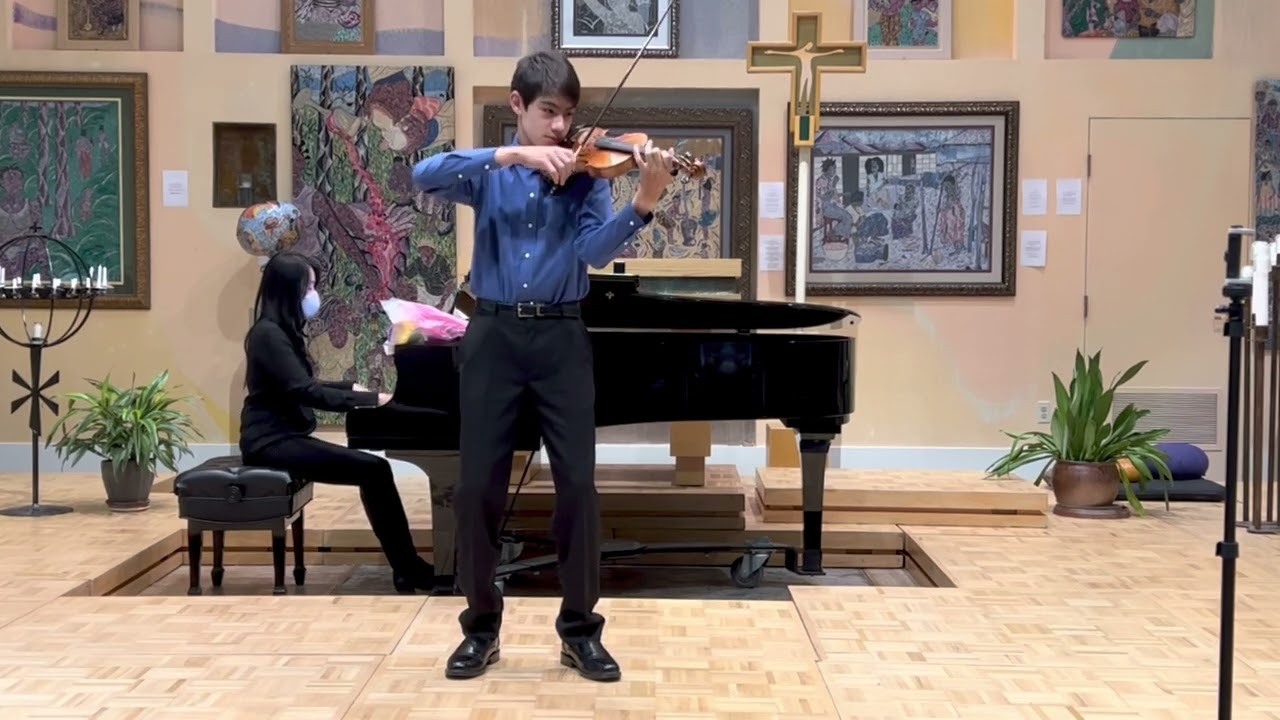 Michael Oliveira plays Violin Concerto in D minor, 1st mvt. by Sibelius