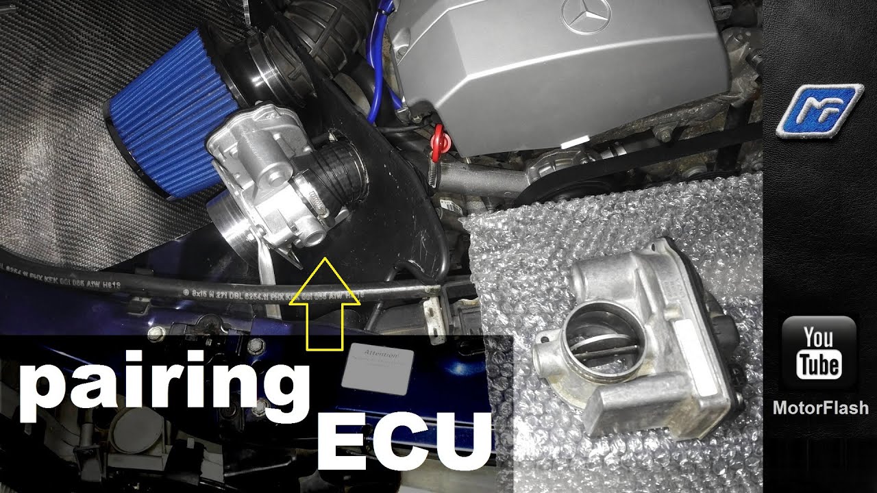 Pairing by-pass Valve air Flap with ECU - Mercedes M111 with Kompressor Supercharger
