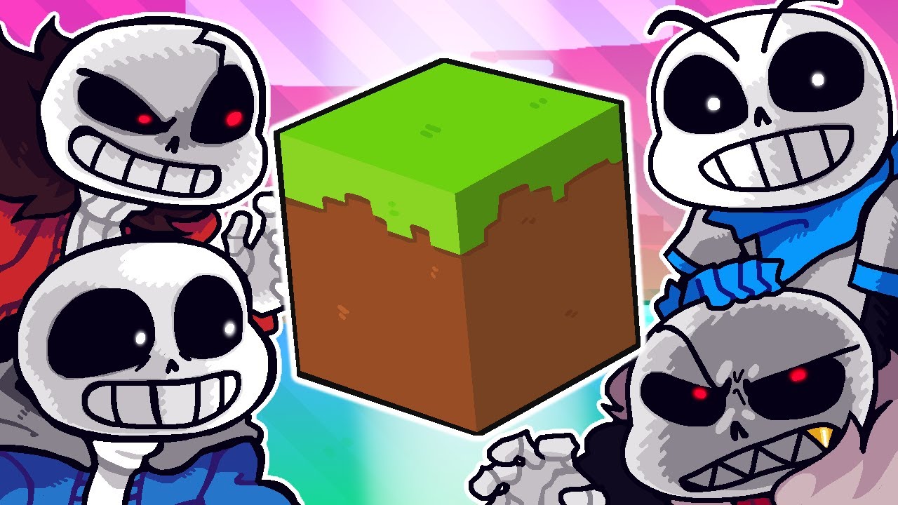 SANS AUS x MINECRAFT SERVER ANIMATION