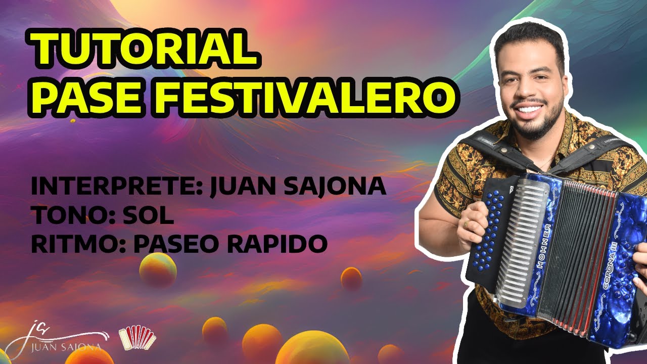 PASE FESTIVALERO [INTRO PASEO] Tutorial en Acordeon