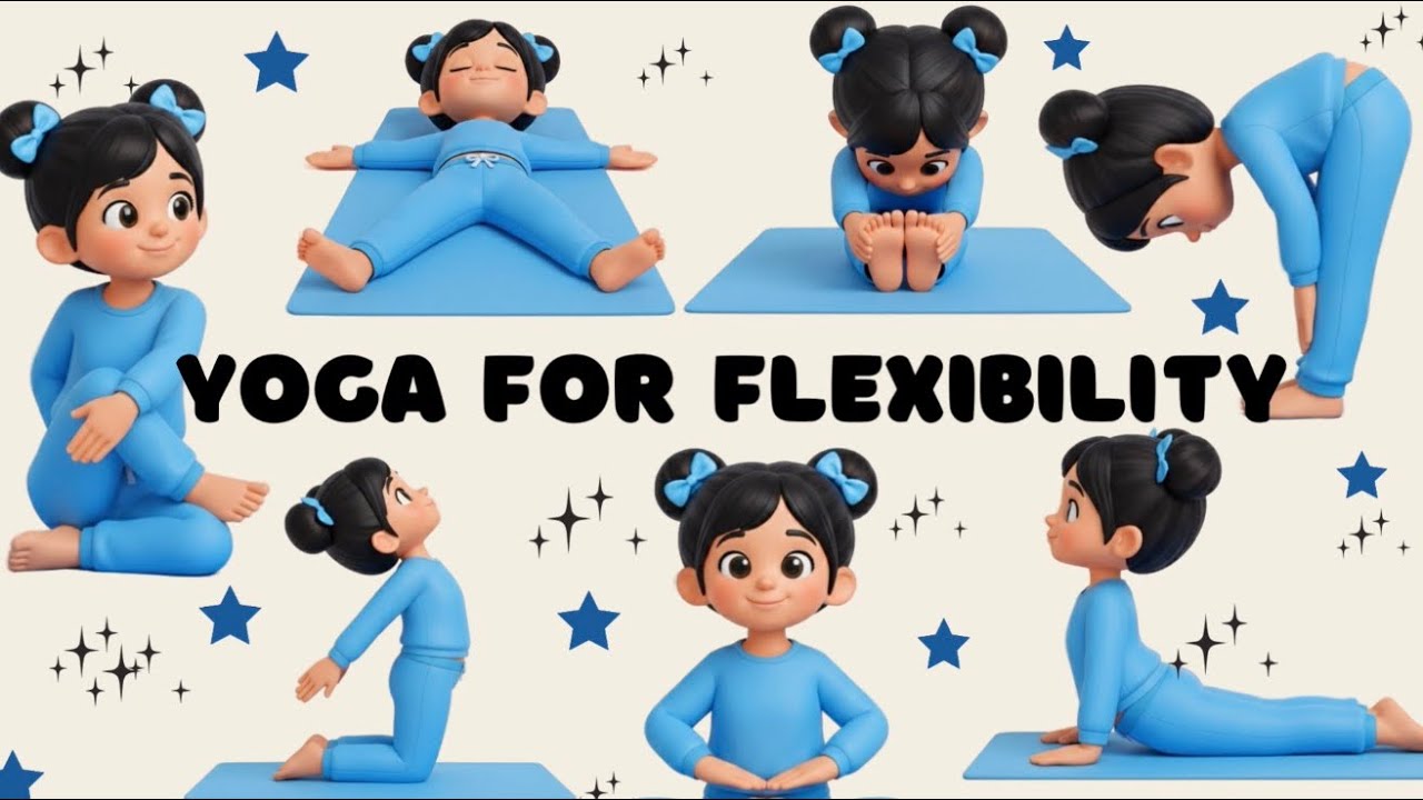 Simple Stretches and Relaxation | Flexibility and Calmness | Yoga for Children | Yoga for Kids