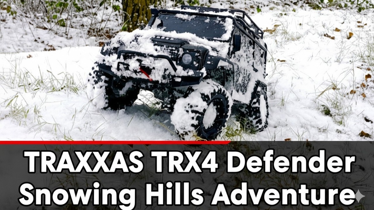 TRX4 Defneder - Snowing Hills adventure - Traxxas RC Car