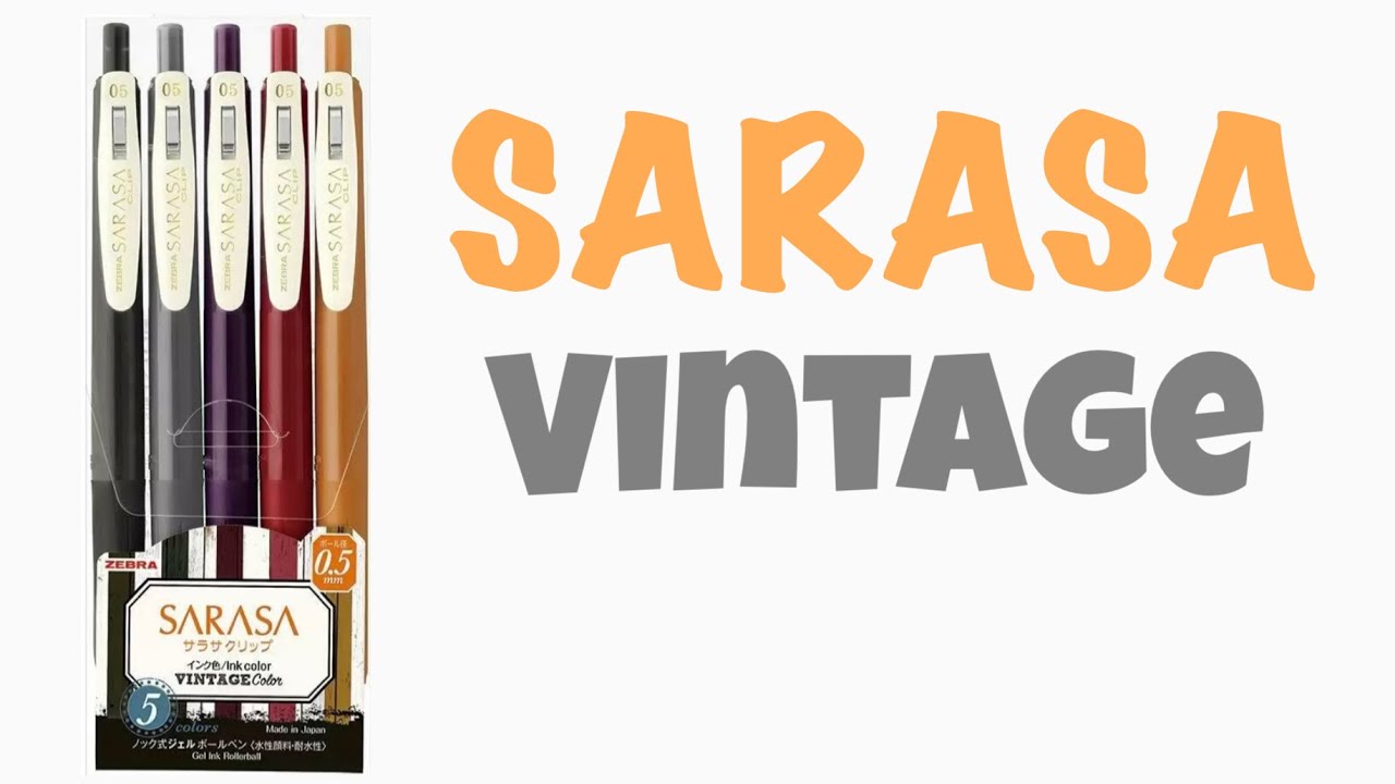 SARASA CLIP VINTAGE 2019 by Zebra