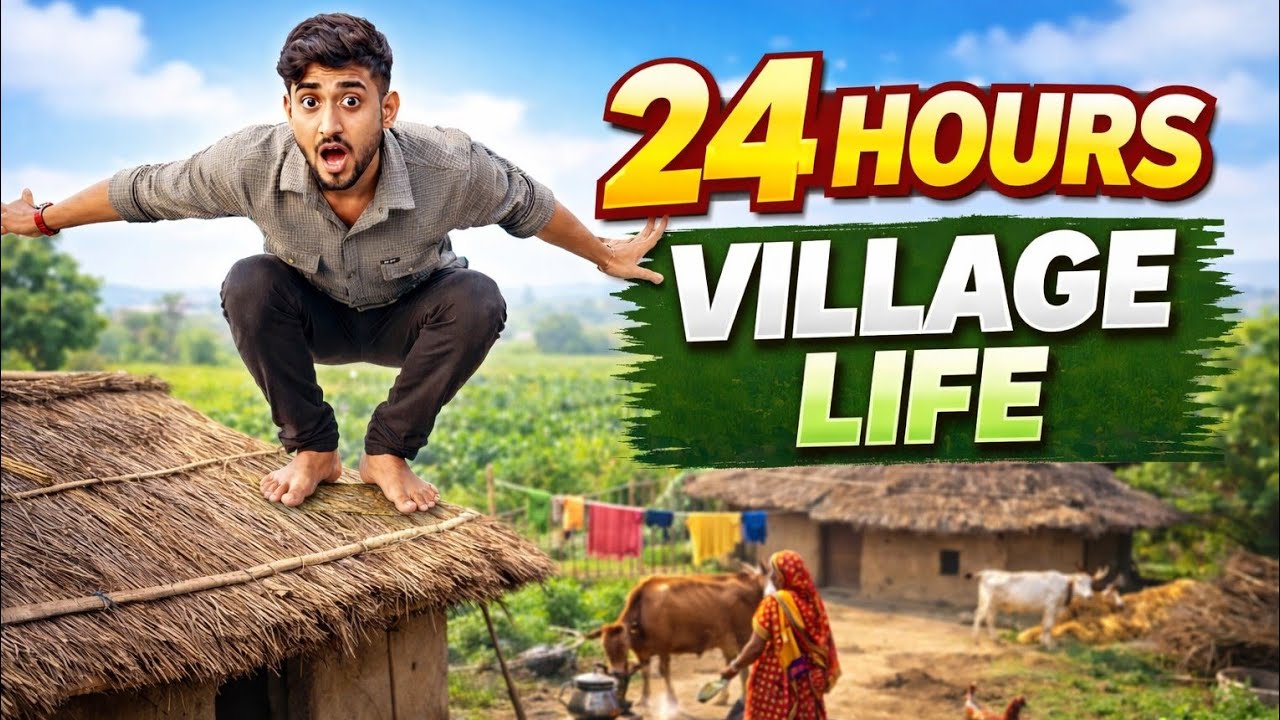 24 Hours Gaon Life ❤️ | Real Village Routine @MRINDIANHACKER 