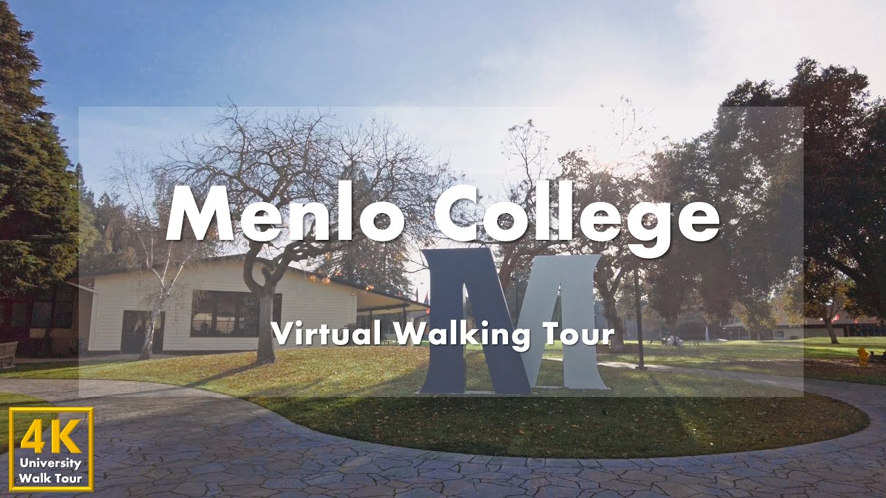 Колледж Менло (Menlo College) – виртуальная пешеходная экскурсия [4k 60fps]