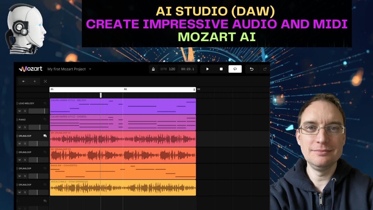 Mozart AI Studio!! AI DAW