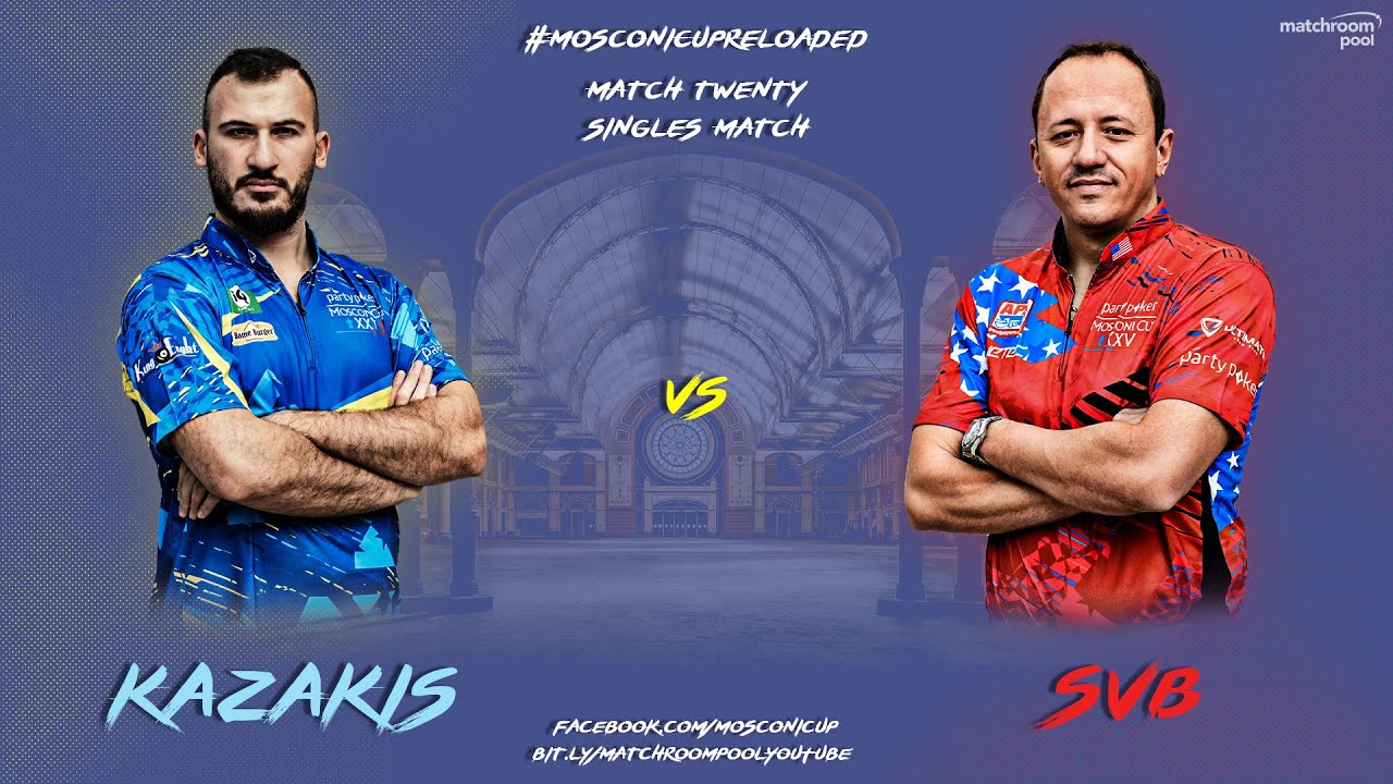 Alex Kazakis vs Shane Van Boening | 2018 Mosconi Cup