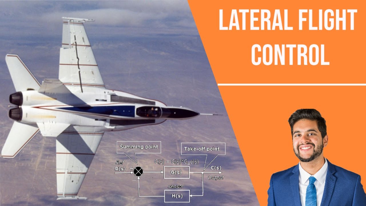 Lateral Flight Control Design - PID & Root Locus Method - Step By Step