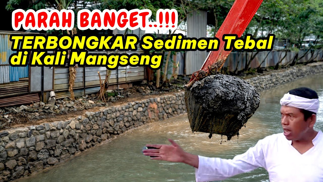 Ngeri‼️Sedimen Hitam Pekat di Kali Mangseng Akhirnya Dikeruk❗#dedimulyadi #kdm #kangdedimulyadi 