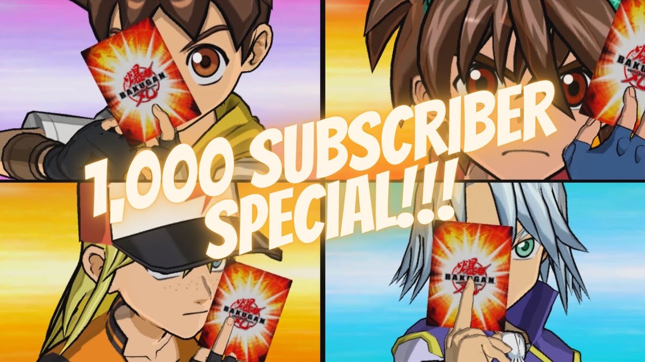 Bakugan Battle Brawlers Battle Royale vs Dan, Billy, and Klaus - 1,000 Subs Special Part 1